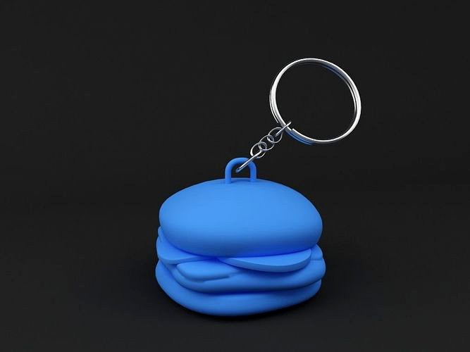 Burger Keychain Model | 3D