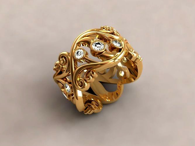 Openwork ring | 3D