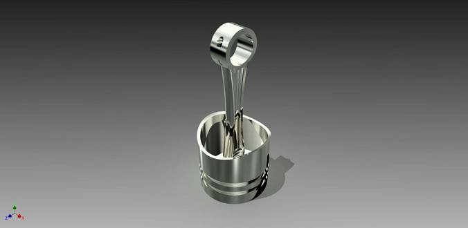 Piston Head Pendant | 3D