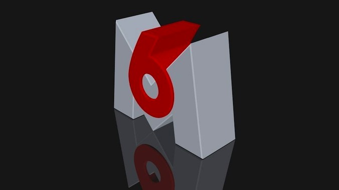 M6 logo | 3D