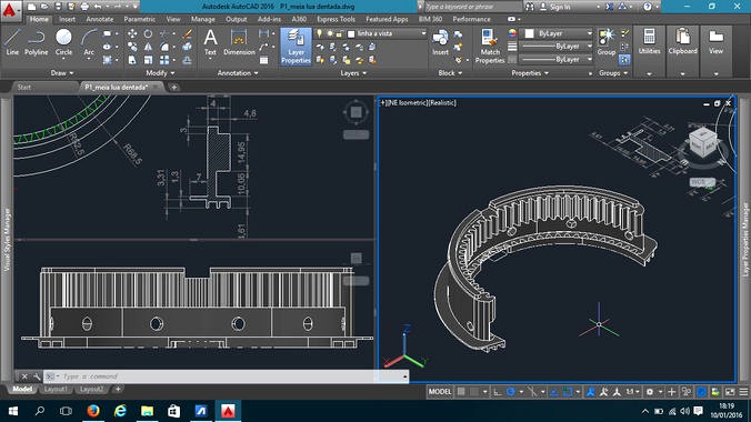 mercedes clean windshields mechanism | 3D