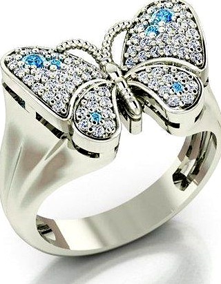 ring-butterfly-2 | 3D