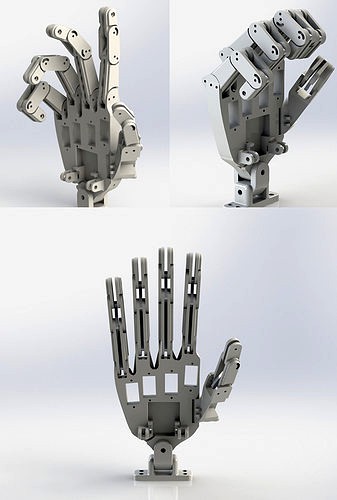 Animatronic hand model | 3D