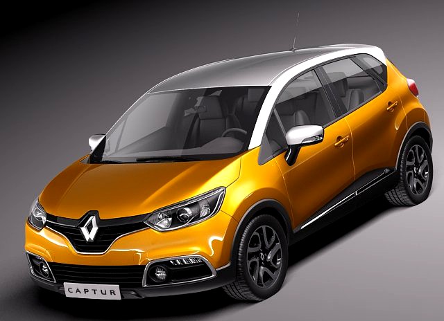 Renault Captur 2014 3D Model