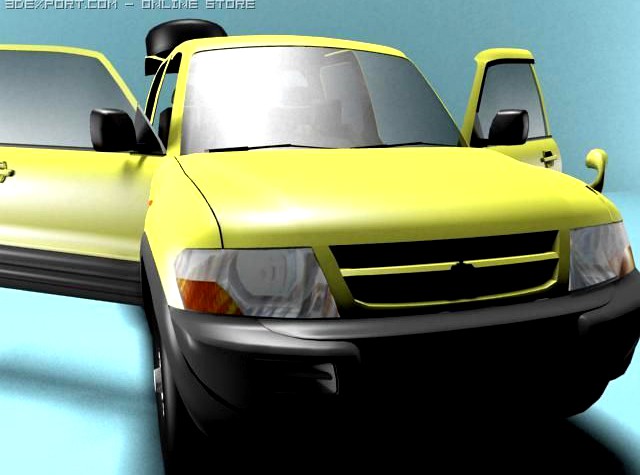 Mitsubishi pajero 3D Model