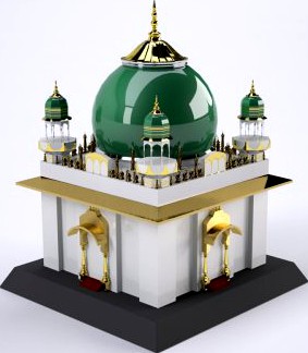 Roza Mosque 3D Model