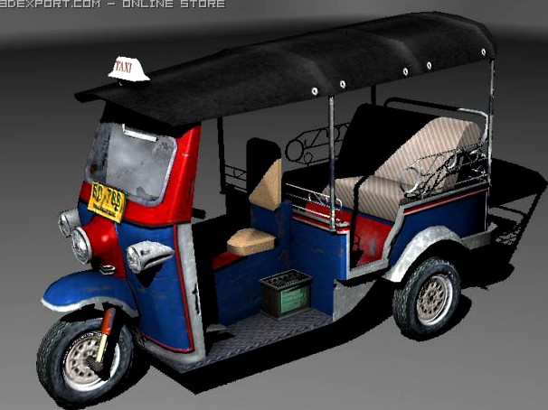 Tuk Tuk 3D Model