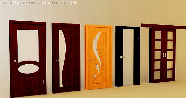 Collection of door 3D Model