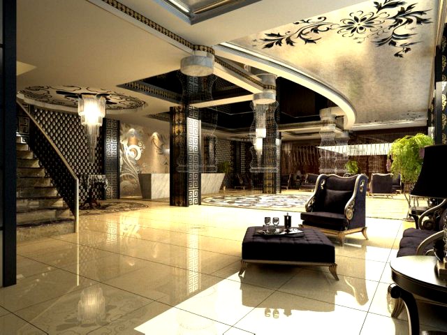 Lobby Spaces 146 3D Model