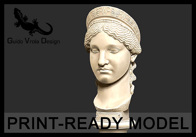 Printable bust of Hera | 3D