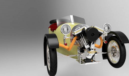 Morgan Sports 1929 3D Model