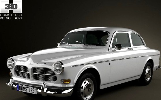 Volvo Amazon coupe 1961 3D Model