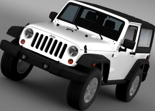 Jeep Wrangler Rubicon 2007 3D Model