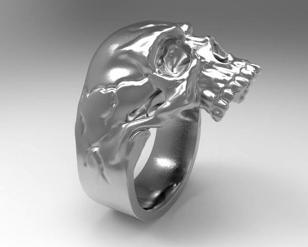 0531 Skull Ring  | 3D