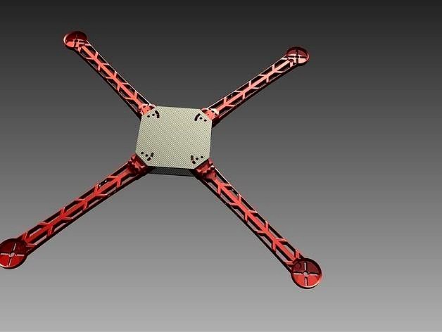3D Printable Quick-Connect Quadcopter | 3D
