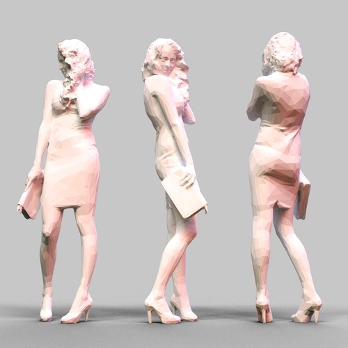Girl Posing | 3D
