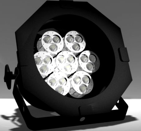 LAD LED Par56 Spotlight 3D Model