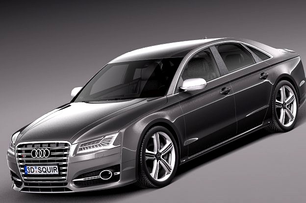 Audi S8 2014 3D Model