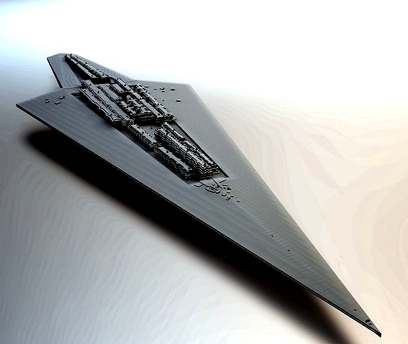 Star wars - Executor class Super star destroyer LOW POLY  | 3D