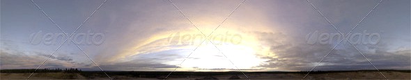 Skydome HDRI - Sunset Clouds