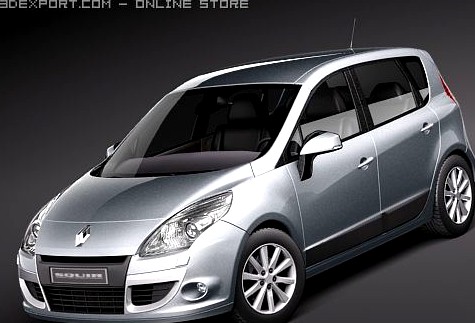 Renault Scenic 2010 3D Model