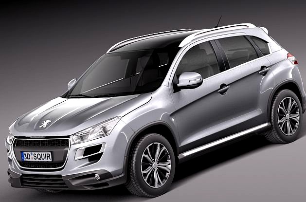 Peugeot 4008 2013 3D Model