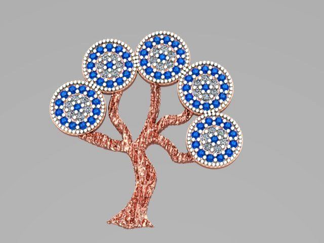 tree of life pendant 50 | 3D