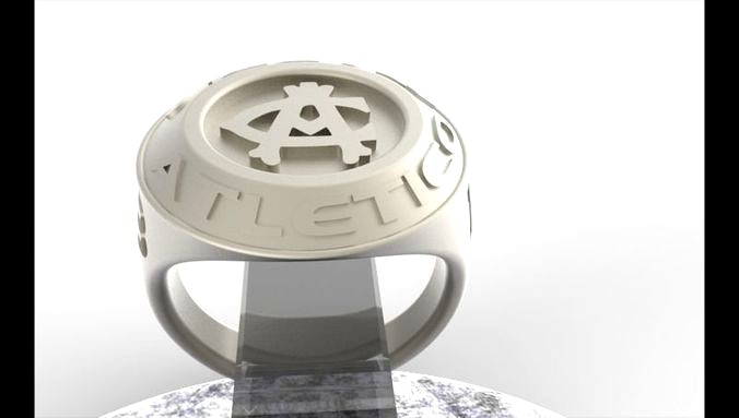 Atletico Madrid Fan Ring Vintage Edition | 3D