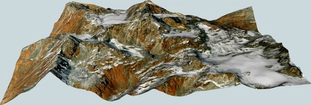 Mont Fort Schweiz 3D Model