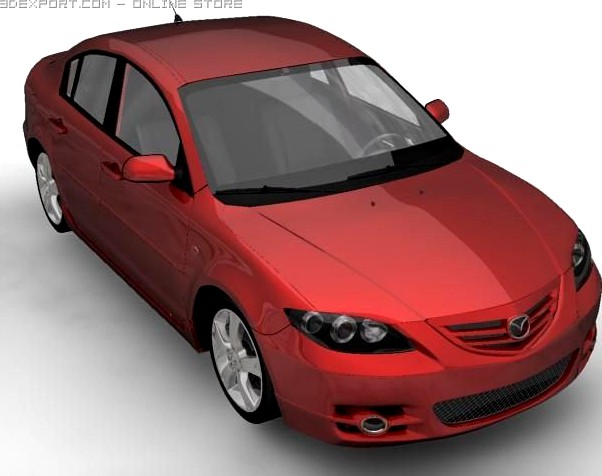 2005 Mazda 3 Axela Sedan 3D Model