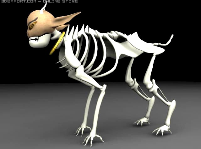 Skeleton Creature 3D Model