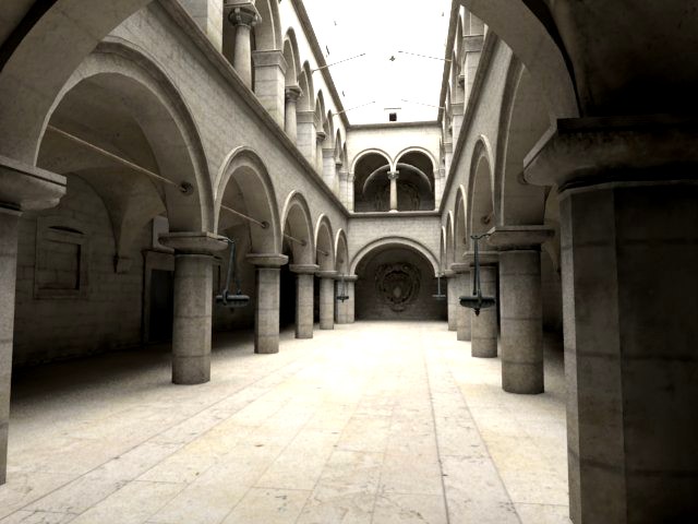 Crytek Sponza - V-Ray Speed Tests Gamma