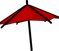 Umbrella - Low poly