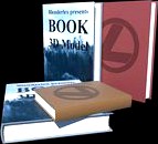 Realistic book with pages