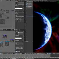 Procedural Space Scene