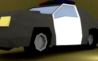 Dragster | Police Car Lowpoly Cycles