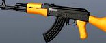 High-poly AK-47 Textured