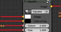 Vignette Node for Blender