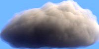 Finished blend file for Volumetric cloud tutorial