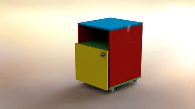 Bed side cabinet 400 x 900