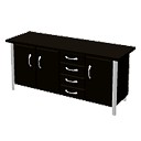 Black dresser