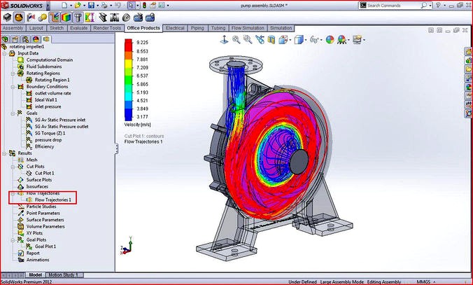 Pump Flow simulation