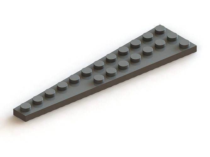 Lego 12 x 3 Wedge Plate
