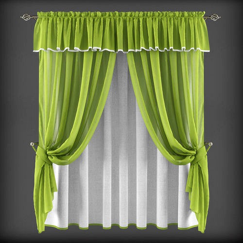 Curtain 3D model 296