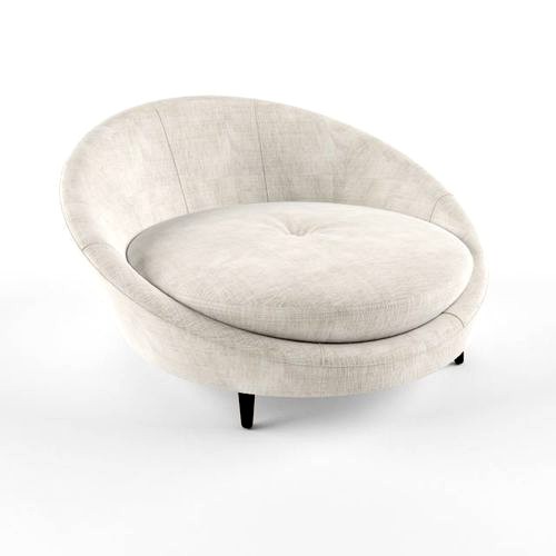 Mid-Century UFO Lounge Chair by Milo Baughman | 3D
