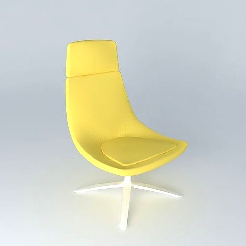 Yellow office chair