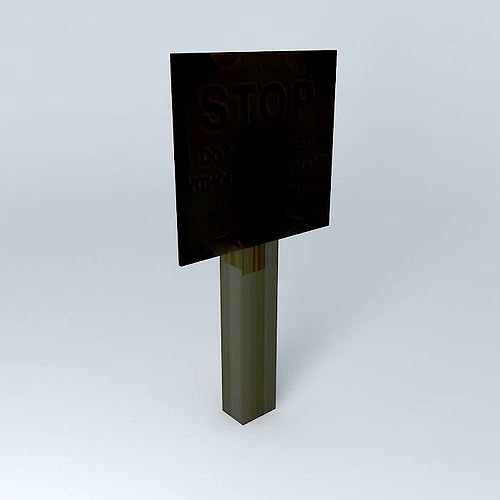 Eco Rail Track STOP Sign Dummy Old Steam Days