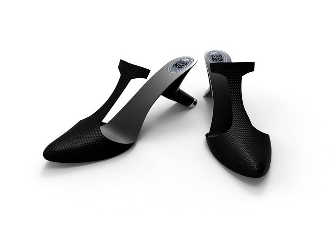 Carbon pump heels