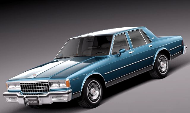 Chevrolet Caprice Sedan 1978 3D Model