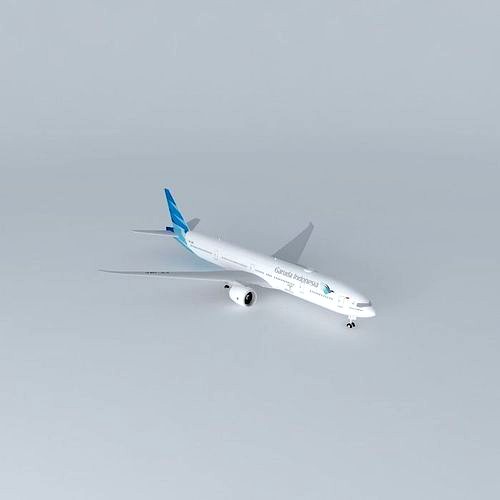 Garuda Indonesia Boeing 777 3U3  ER PK GIA 2014 Wi-Fi Dome